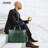Genuine Leather Laptop Bag for Men - Office Bag - Fits Up to 14/15.6 Inch Laptop/MacBook