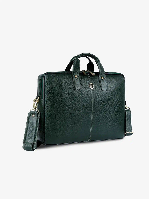 Genuine Leather Laptop Bag for Men - Office Bag - Fits Up to 14/15.6 Inch Laptop/MacBook
