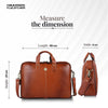 Genuine Leather Laptop Bag for Men - Office Bag - Fits Up to 14/15.6 Inch Laptop/MacBook