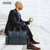 Genuine Leather Laptop Bag for Men - Office Bag - Fits Up to 14/15.6 Inch Laptop/MacBook