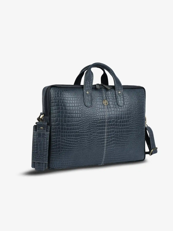 Genuine Leather Laptop Bag for Men - Office Bag - Fits Up to 14/15.6 Inch Laptop/MacBook