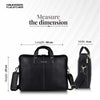 Genuine Leather Laptop Bag for Men - Office Bag - Fits Up to 14/15.6 Inch Laptop/MacBook