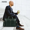 Genuine Leather Laptop Bag for Men - Office Bag - Fits Up to 14/15.6 Inch Laptop/MacBook