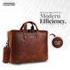 Genuine Leather Laptop Bag for Men - Office Bag - Fits Up to 14/15.6 Inch Laptop/MacBook