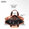 Genuine Leather Laptop Bag for Men - Office Bag - Fits Up to 14/15.6 Inch Laptop/MacBook