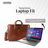 Genuine Leather Laptop Bag for Men - Office Bag - Fits Up to 14/15.6 Inch Laptop/MacBook