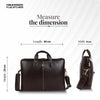 Genuine Leather Laptop Bag for Men - Office Bag - Fits Up to 14/15.6 Inch Laptop/MacBook