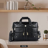 Branded Laptop Bag for Men - Genuine Leather - Fits Up to 15.6 Inch Laptop/MacBook - 1 Year Warranty