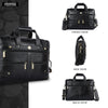 Branded Laptop Bag for Men - Genuine Leather - Fits Up to 15.6 Inch Laptop/MacBook - 1 Year Warranty