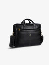 Leather Laptop Messenger Bag for Men with Multiple Compartments - Fits up to 15.6 Inch Laptop - 1 Year Warranty
