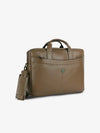 Leather Laptop Messenger Bag for Men with Multiple Compartments - Fits up to 15.6 Inch Laptop - 1 Year Warranty