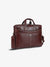 Leather Laptop Messenger Bag for Men with Multiple Compartments - Fits up to 15.6 Inch Laptop - 1 Year Warranty