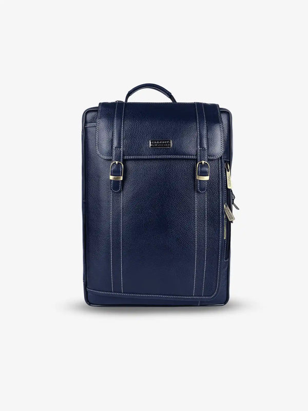 Laptop Bag for Men - Genuine Leather Office Bag - Fits upto 15.6 Inch Laptop/MacBook - Messenger Bag