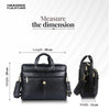 Luxury Leather Laptop Bag for Men - Office Shoulder Bag - Fits 14/15.6 Inch Laptops/MacBook