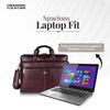 Luxury Leather Laptop Bag for Men - Office Shoulder Bag - Fits 14/15.6 Inch Laptops/MacBook