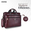 Luxury Leather Laptop Bag for Men - Office Shoulder Bag - Fits 14/15.6 Inch Laptops/MacBook