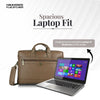 Laptop Bag for Men - Genuine Leather Office Bag with Multiple Compartments - Fits 14-15.6 Inch Laptop