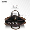 Laptop Bag for Men - Genuine Leather Office Bag with Multiple Compartments - Fits 14-15.6 Inch Laptop