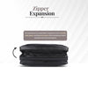 Genuine Leather Expandable Laptop Bag for Men with Adjustable Strap - Fits Upto 15.6" Laptop/MacBook- 1 Year Warranty