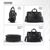 Genuine Leather Expandable Laptop Bag for Men with Adjustable Strap - Fits Upto 15.6" Laptop/MacBook- 1 Year Warranty
