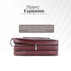 Genuine Leather Expandable Laptop Bag for Men with Adjustable Strap - Fits Upto 15.6" Laptop/MacBook- 1 Year Warranty
