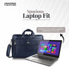 Genuine Leather Expandable Laptop Bag for Men with Adjustable Strap - Fits Upto 15.6" Laptop/MacBook- 1 Year Warranty