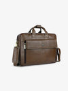 Genuine Leather Expandable Laptop Bag for Men with Adjustable Strap - Fits Upto 15.6" Laptop/MacBook- 1 Year Warranty