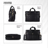 Genuine Leather Expandable Laptop Bag for Men with Adjustable Strap - Fits Upto 15.6" Laptop/MacBook- 1 Year Warranty