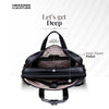 Genuine Leather Expandable Laptop Bag for Men with Adjustable Strap - Fits Upto 15.6" Laptop/MacBook- 1 Year Warranty
