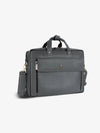 Genuine Leather Expandable Laptop Bag for Men with Adjustable Strap - Fits Upto 15.6" Laptop/MacBook- 1 Year Warranty