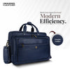 Laptop Bag for Men - Genuine Leather - Fits Upto 15.6 Inch Laptop