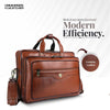 Laptop Bag for Men - Genuine Leather - Fits Upto 15.6 Inch Laptop