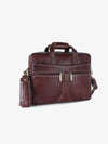 Leather Laptop Office Bag for Men - Messenger Shoulder Bag - Fits 14/15.6 Inch Laptop