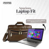 Laptop Messenger Bag For Men - Ideal for Office and Travel - Fits 14-15.6 inch Laptop - 1 Year Warranty