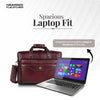 Leather Office Laptop Bags For Mens - Fits Up to 15.6-inch Laptop/MacBook - 1 Year Warranty Included