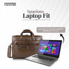 Leather Office Laptop Bags For Mens - Fits Up to 15.6-inch Laptop/MacBook - 1 Year Warranty Included