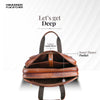 Leather Office Laptop Bags For Mens - Fits Up to 15.6-inch Laptop/MacBook - 1 Year Warranty Included
