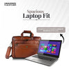 Leather Office Laptop Bags For Mens - Fits Up to 15.6-inch Laptop/MacBook - 1 Year Warranty Included