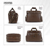 Leather office side bag For Laptop - Laptop Bag for 14-15.6 Inch Laptop/MacBook - 1 Year Warranty