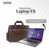 Leather office side bag For Laptop - Laptop Bag for 14-15.6 Inch Laptop/MacBook - 1 Year Warranty