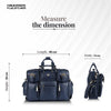 Premium Laptop Bag for Men - Office & Regulars Use - Genuine Leather - Fits for 14-15.6 Inch Laptops