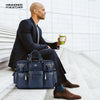 Premium Laptop Bag for Men - Office & Regulars Use - Genuine Leather - Fits for 14-15.6 Inch Laptops