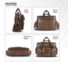 Premium Laptop Bag for Men - Office & Regulars Use - Genuine Leather - Fits for 14-15.6 Inch Laptops