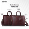 Laptop Shoulder Bag for Men- Genuine Leather Bag With Multiple Compartments- 1 Year Warranty