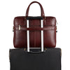 Genuine Leather Laptop Bag for Men - Office Bag, Brushwood - Fits Up to 15.6 Inch Laptop/MacBook - Shoulder