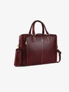 Genuine Leather Laptop Bag for Men - Office Bag, Brushwood - Fits Up to 15.6 Inch Laptop/MacBook - Shoulder