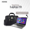 Leather Luxury Laptop Bag For Men With Adjustable & Removable Shoulder Strap