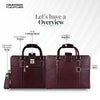 Leather Luxury Laptop Bag For Men With Adjustable & Removable Shoulder Strap