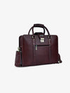 Leather Luxury Laptop Bag For Men With Adjustable & Removable Shoulder Strap