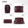 Laptop Bag for Men - Genuine Leather Office Bag, Brown Messenger Bag - Fits 14/15.6 Inch Laptop